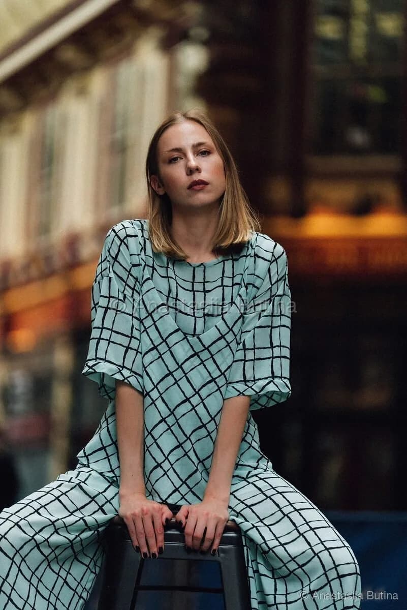 London fashion editorial — contemporary women's portrait